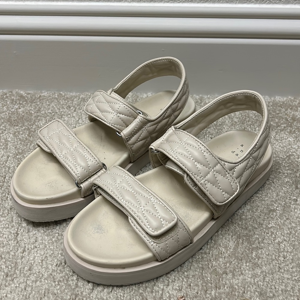 Quilted Sandals